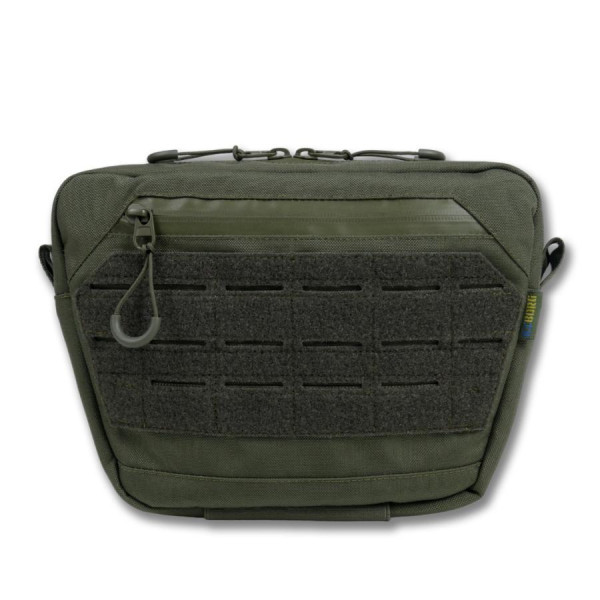 Сумка-напашник XL с баллистическим пакетом 1 класс защиты Kiborg GU Сordura Khaki