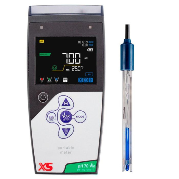 pH-метр XS pH 70 Vio + 201T (с электродом 201T) портативный