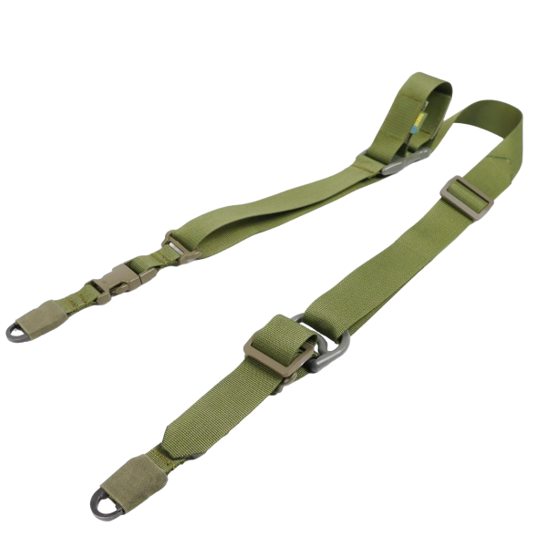Ремень 2-точечный с пряжкой быстрой регулировки Triple-X Olive