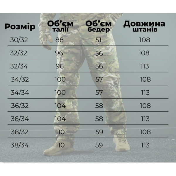Тактические брюки койот Reinforced Рип-стоп
