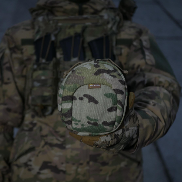 Подсумок  Militex (L) для защиты наушников Cordura original USA Мультикам