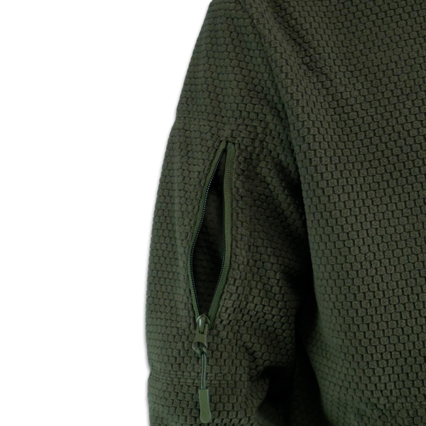 Флісова кофта Militex Windblock Tactical Mod. 5 — вітрозахисна та тепла (300 г/м²)