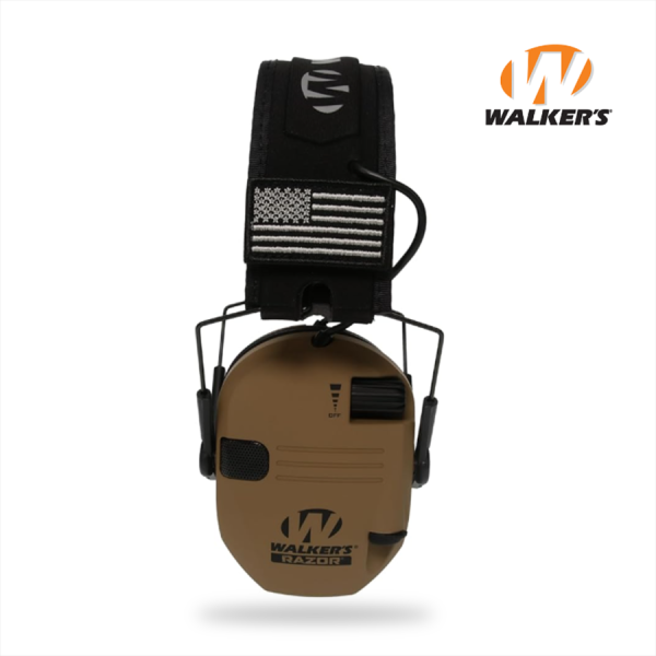 Активные наушники с патчами для военнослужащих Walker's Razor Slim Original