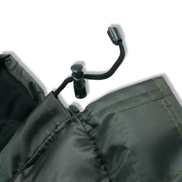 Спальный мешок Kiborg Alfa Fleece Олива -20°C 85×210 – зимний военный спальник