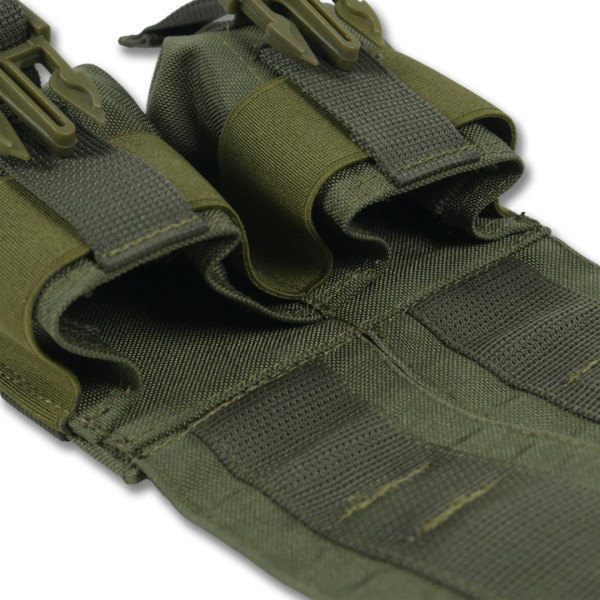 Военный подсумок под 2 гранаты GU Double Mag Pouch (Хаки)