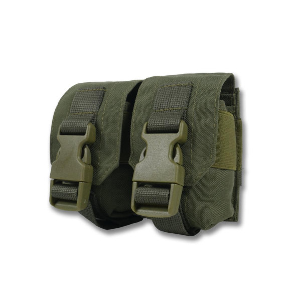 Военный подсумок под 2 гранаты GU Double Mag Pouch (Хаки)