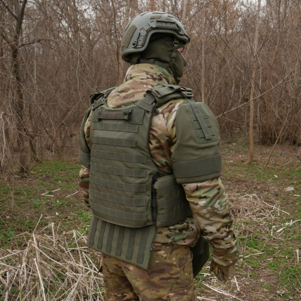 Бронекомплект з балістичним захистом 1 клас захисту Хаки