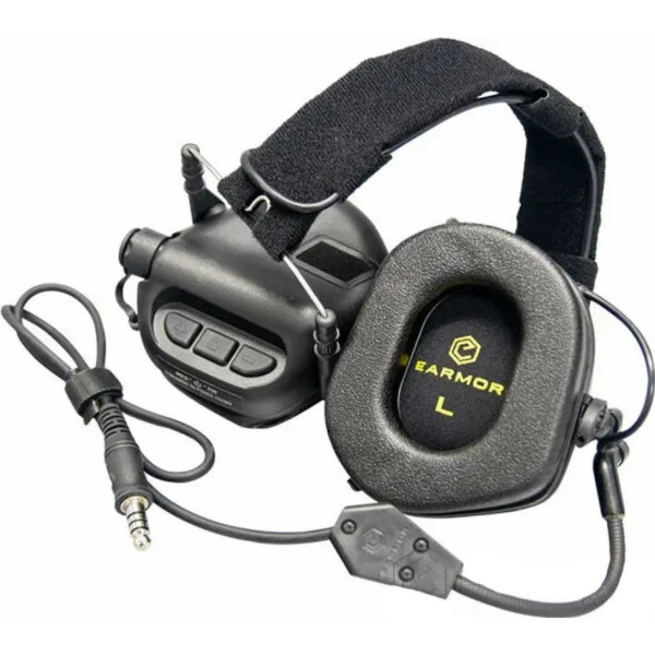 Активные тактические наушники Earmor M32 с креплением на шлем