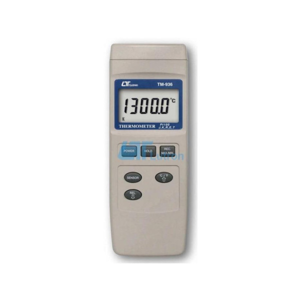Цифровий термометр 2-в-1 (Pt100, K/J/R/E/T термопари) LUTRON TM-936