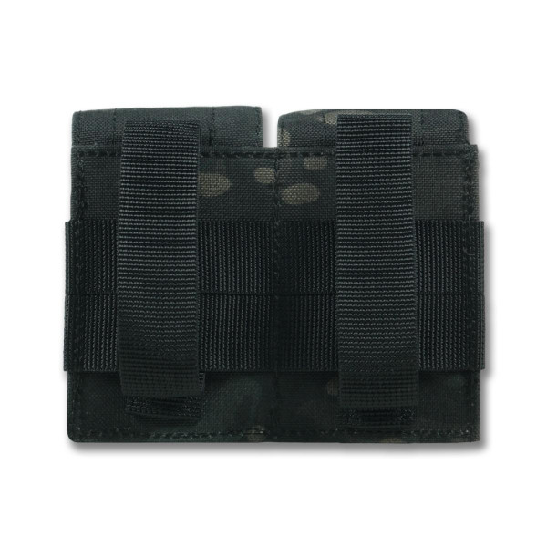 Военный подсумок под 2 гранаты GU Double Mag Pouch (Черный мультикам)