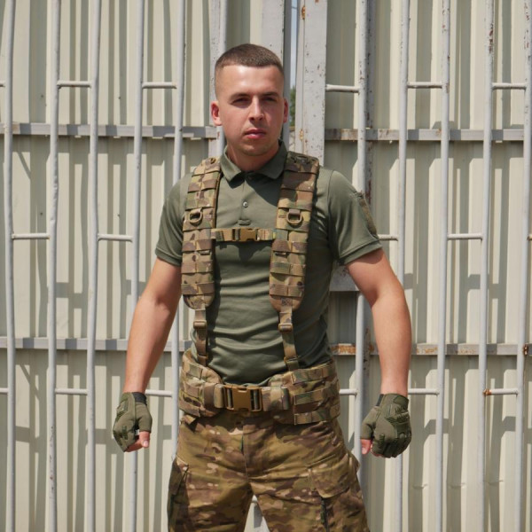 Ремінно-плечова система Kiborg R-1 GEN.2 (L) Multicam