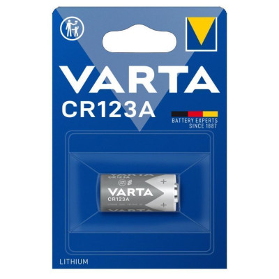 Батарейка литиевая VARTA Lithium CR123A, 3V, bli 1 Батарейка литиевая VARTA Lithium CR123A, 3V, bli 1