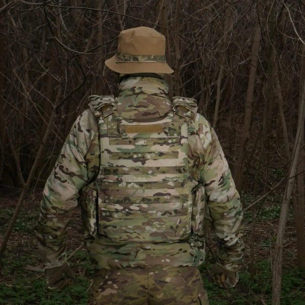 Бронежилет X-1 з балістичним пакетом 1 клас захисту (Збільшена площа захисту) 