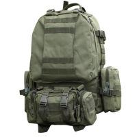 Тактический рюкзак Molle Assault 55л + (3 органайзера) Олива