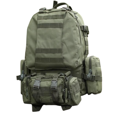 Тактический рюкзак Molle Assault 55л + (3 органайзера) Олива