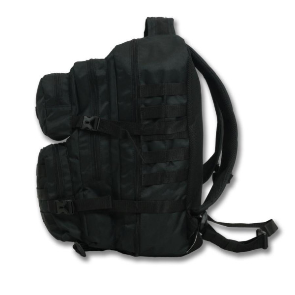 Тактический черный рюкзак с Molle 40л, черный