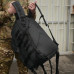 Тактический черный рюкзак с Molle 40л, черный