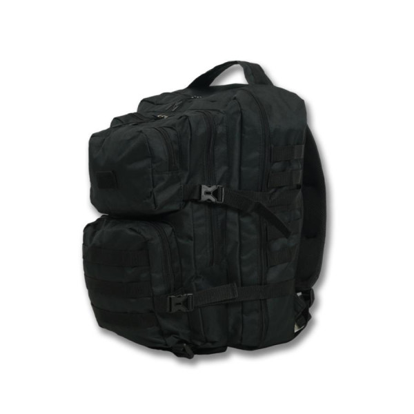Тактический черный рюкзак с Molle 40л, черный