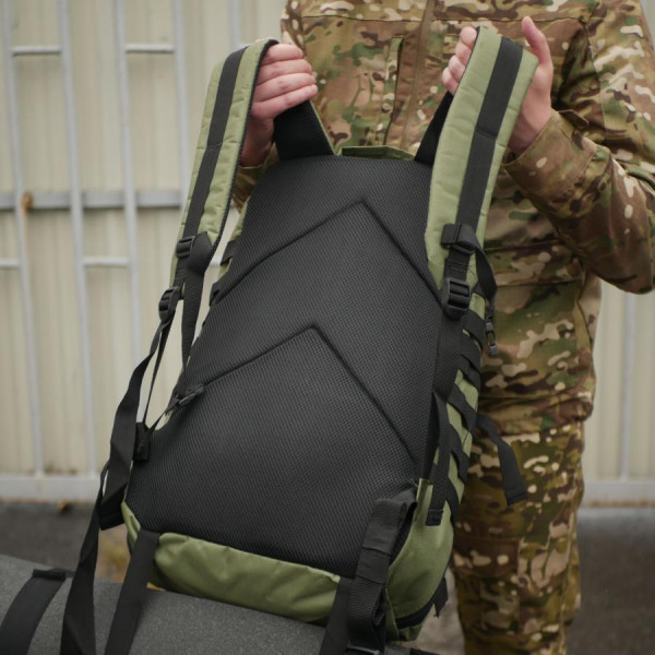Тактичний рюкзак з Molle 40л Хакі