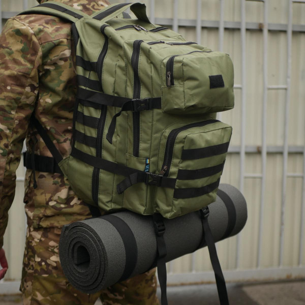 Тактичний рюкзак з Molle 40л Хакі