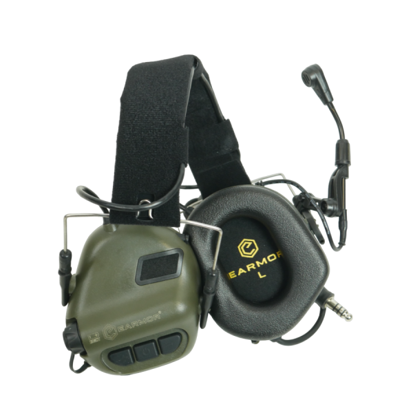 Тактические наушники Earmor M32X MOD4 с гарнитурой для шлема