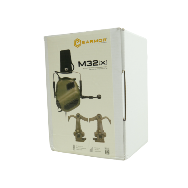 Тактические наушники Earmor M32X MOD4 с гарнитурой для шлема
