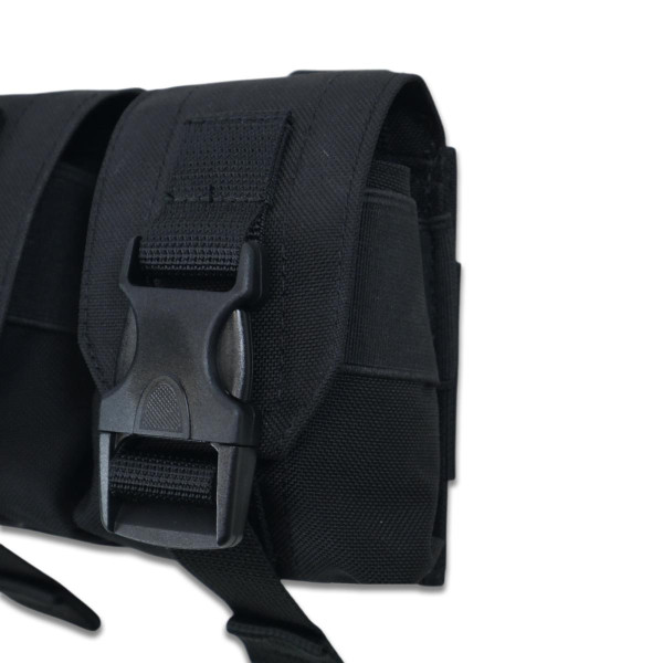 Военный подсумок под 2 гранаты GU Double Mag Pouch (Черный)