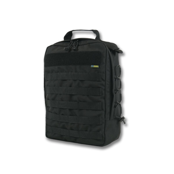 Быстросъемный штурмовой рюкзак с MOLLE ВСУ черный 