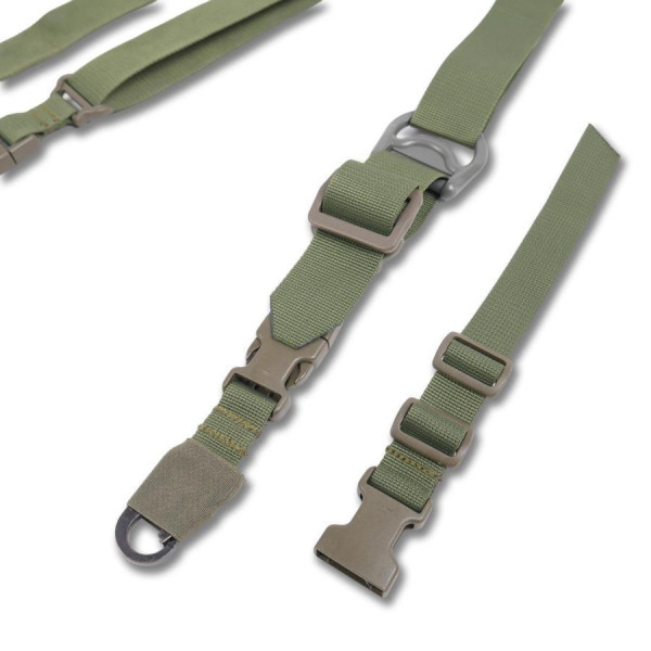Ремень 2-точечный с пряжкой быстрой регулировки Triple-X Olive