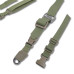 Ремень 2-точечный с пряжкой быстрой регулировки Triple-X Olive