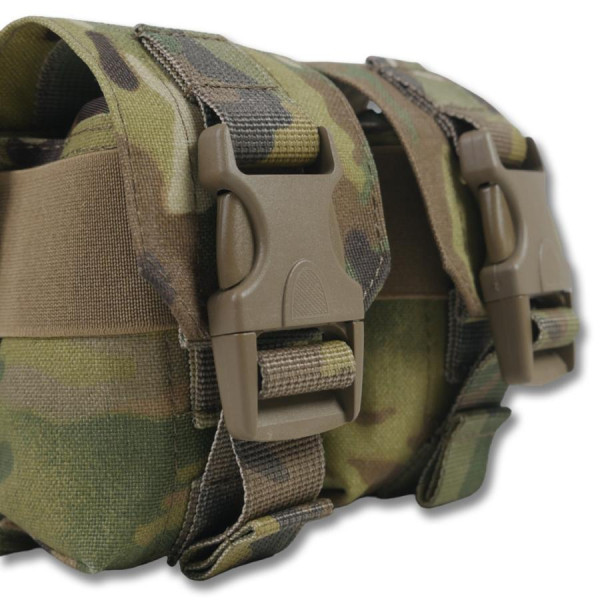 Военный подсумок под 2 гранаты GU Double Mag Pouch (Мультикам)
