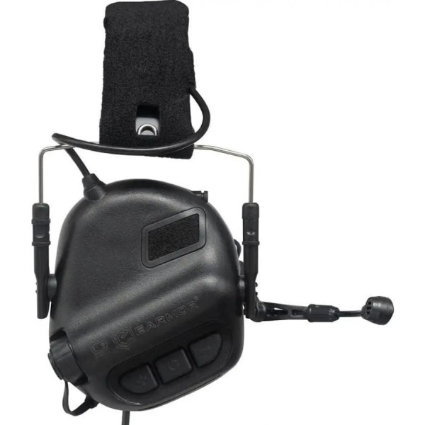 Активные тактические наушники Earmor M32 с креплением на шлем